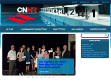 Tablet Screenshot of cnhr-natation.com